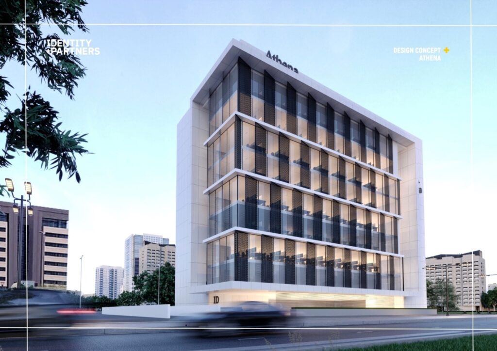 ATHENA — projet d'aménagement d'espaces par IDENTITY+PARTNERS, vue 1