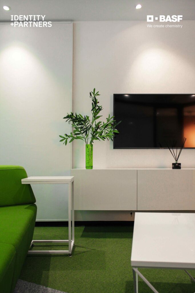 BASF — projet d'aménagement d'espaces par IDENTITY+PARTNERS, vue 1