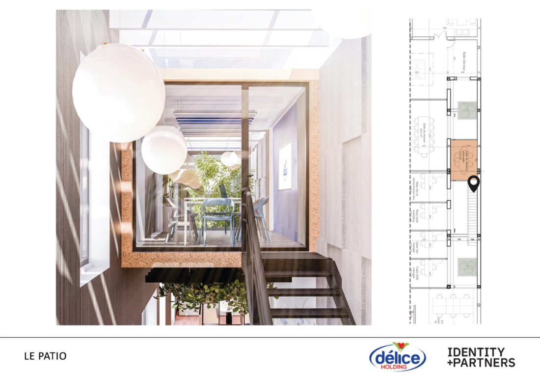 DELICE HOLDING — projet d'aménagement d'espaces par IDENTITY+PARTNERS, vue 8