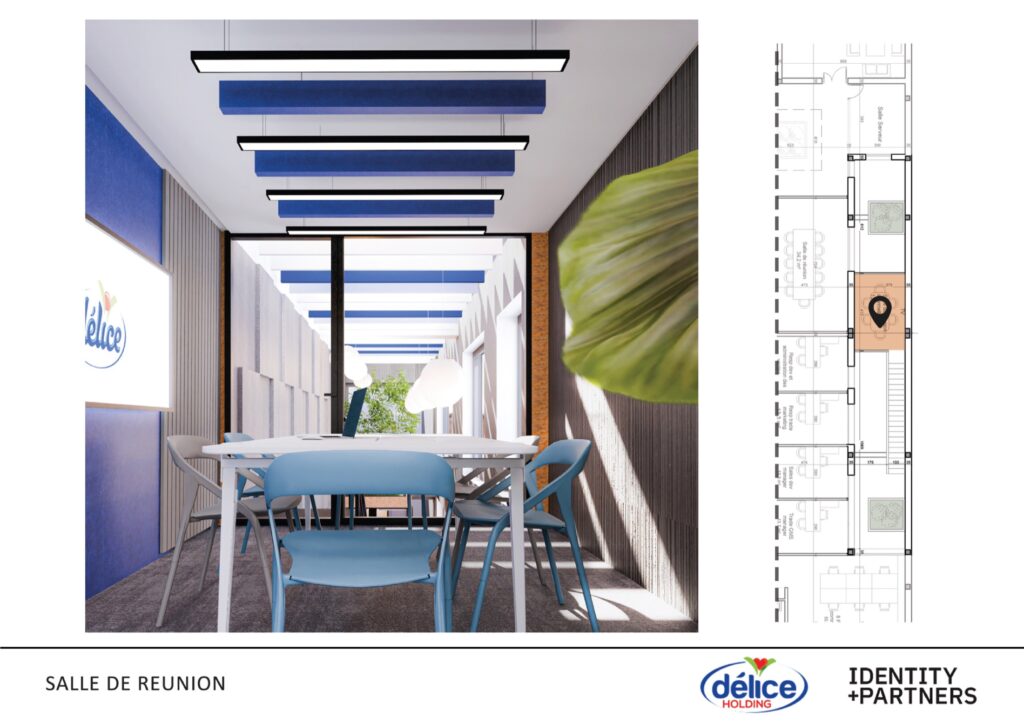 DELICE HOLDING — projet d'aménagement d'espaces par IDENTITY+PARTNERS, vue 5