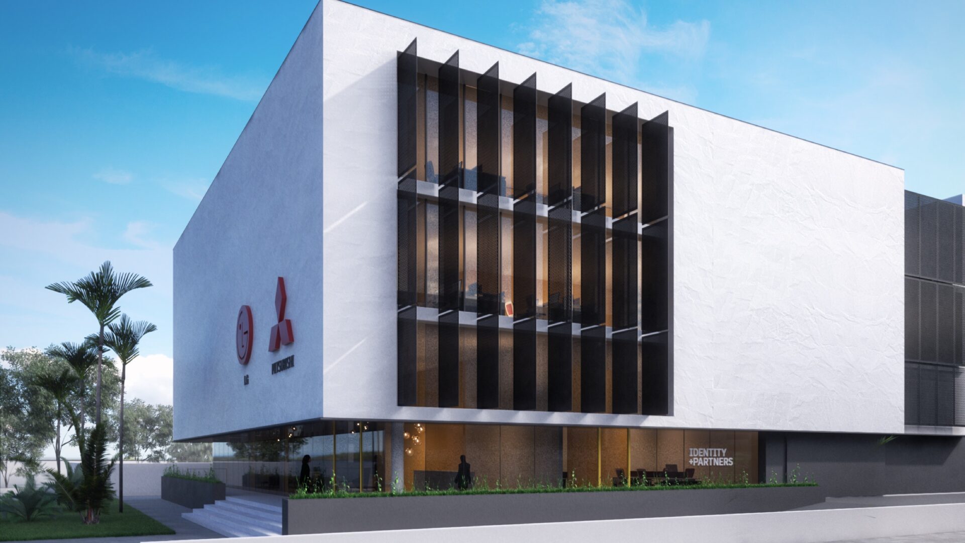 LG — projet d'aménagement d'espaces par IDENTITY+PARTNERS, vue 2