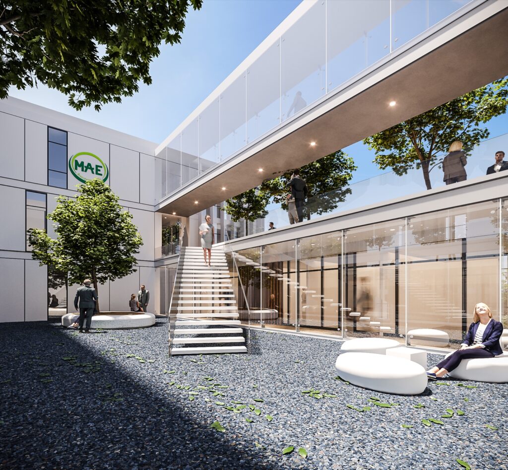 MAE — projet d'aménagement d'espaces par IDENTITY+PARTNERS, vue 2